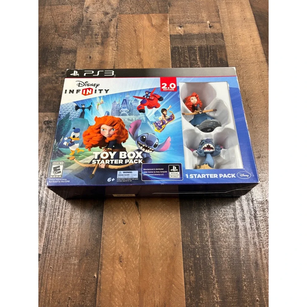 Disney‎ Infinity 2.0 Toy Box Starter Pack PS3 Merida Stitch New Sealed